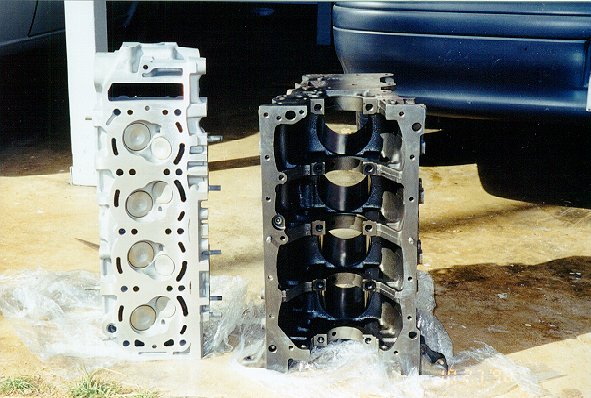 Short block toyota 22r